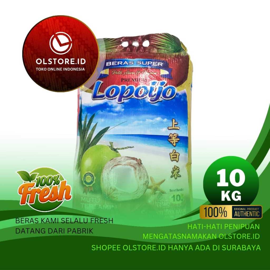 

Beras Lopoijo 10kg – Premium Pulen Wangi | Solusi Hemat Untuk Rumah & Usaha