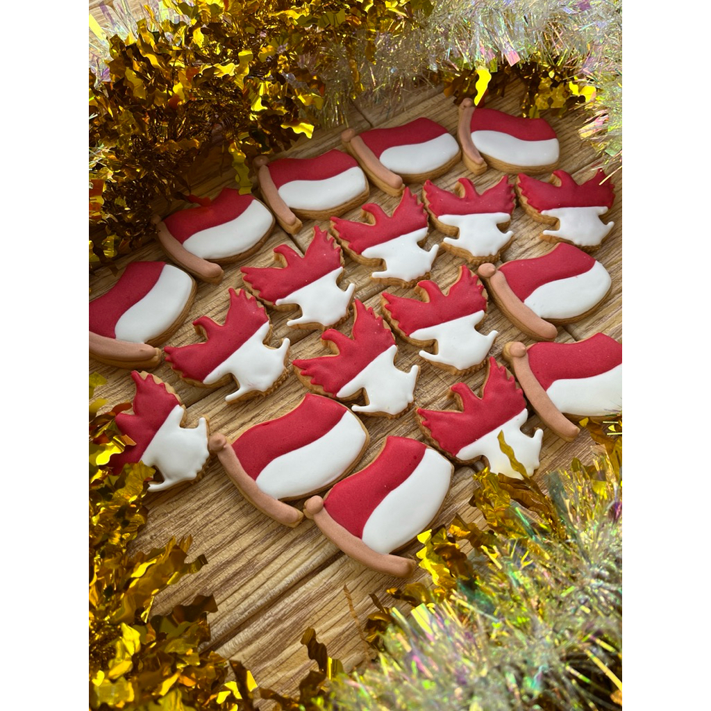 

bendera cookies 6cm