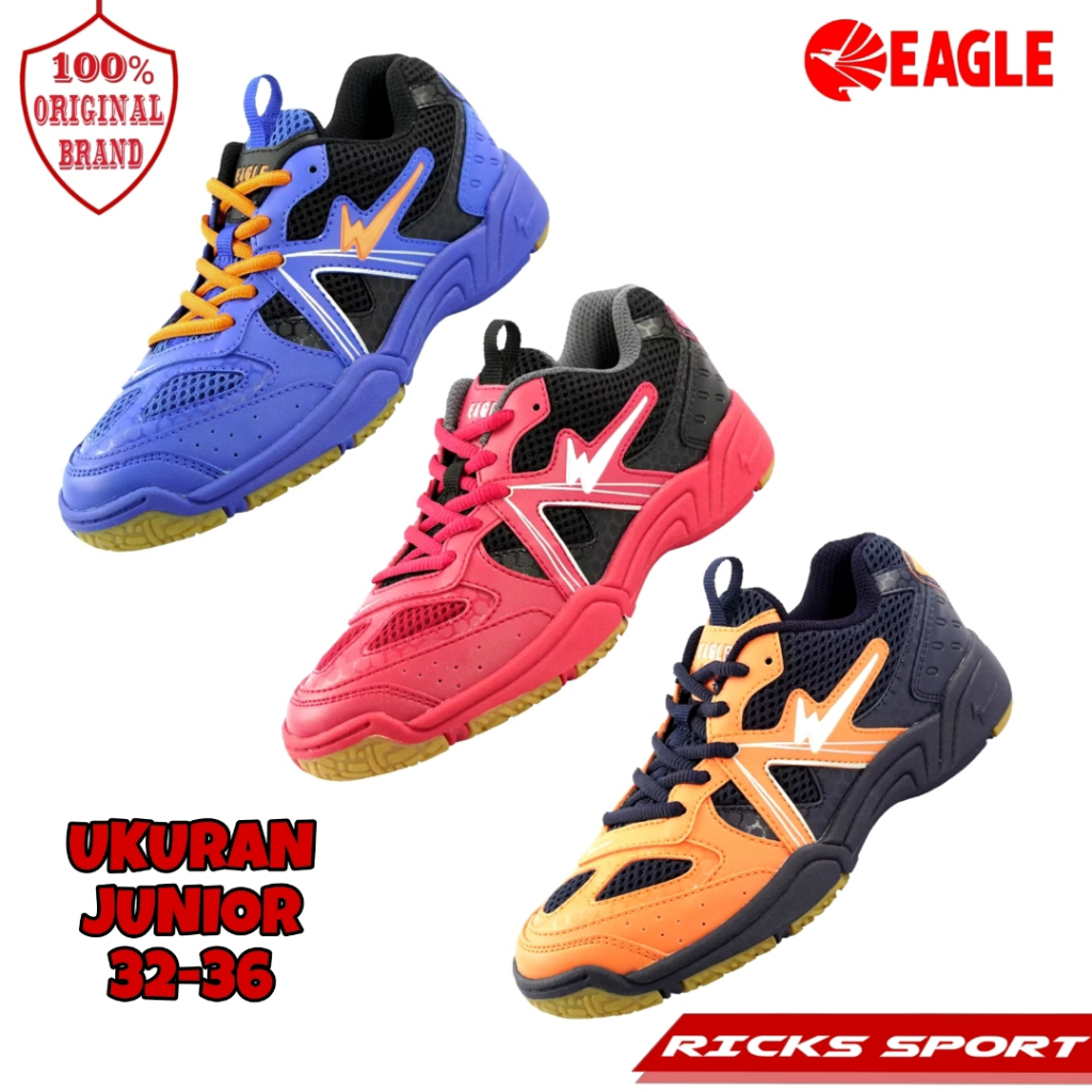 Sepatu Badminton Anak Eagle Cairo JR Sepatu Olahraga Anak Badminton