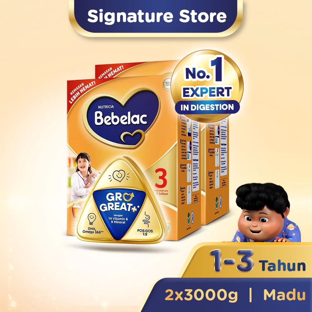 

Bebelac 3 Vanila Susu Pertumbuhan Bubuk 3000 gr x 2