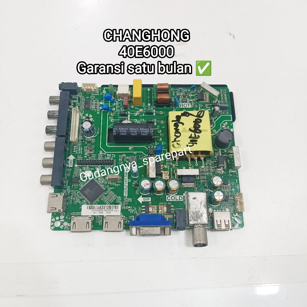 Mb CHANGHONG 40E6000 mainboard mobo modul mesin tv