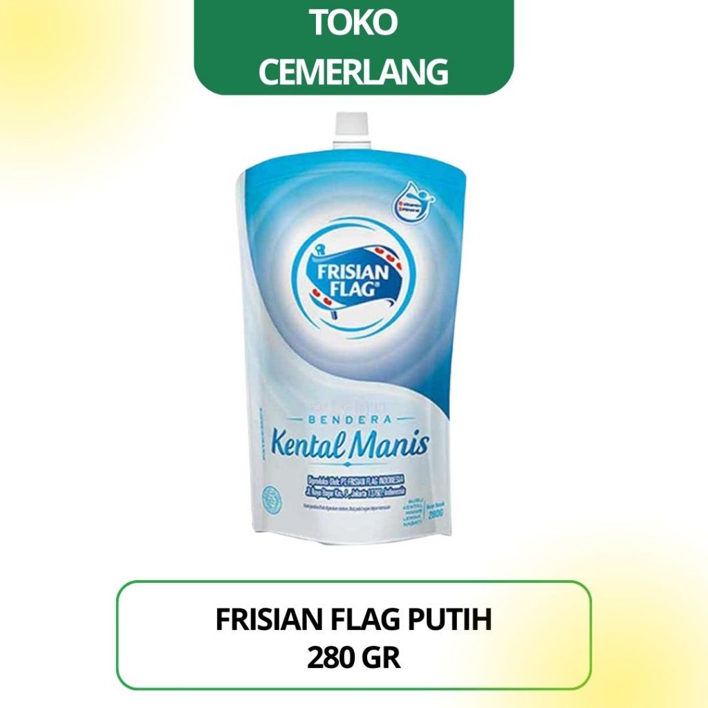 

Susu Kental Manis Frisian Fag Bendera Putih 280 gr