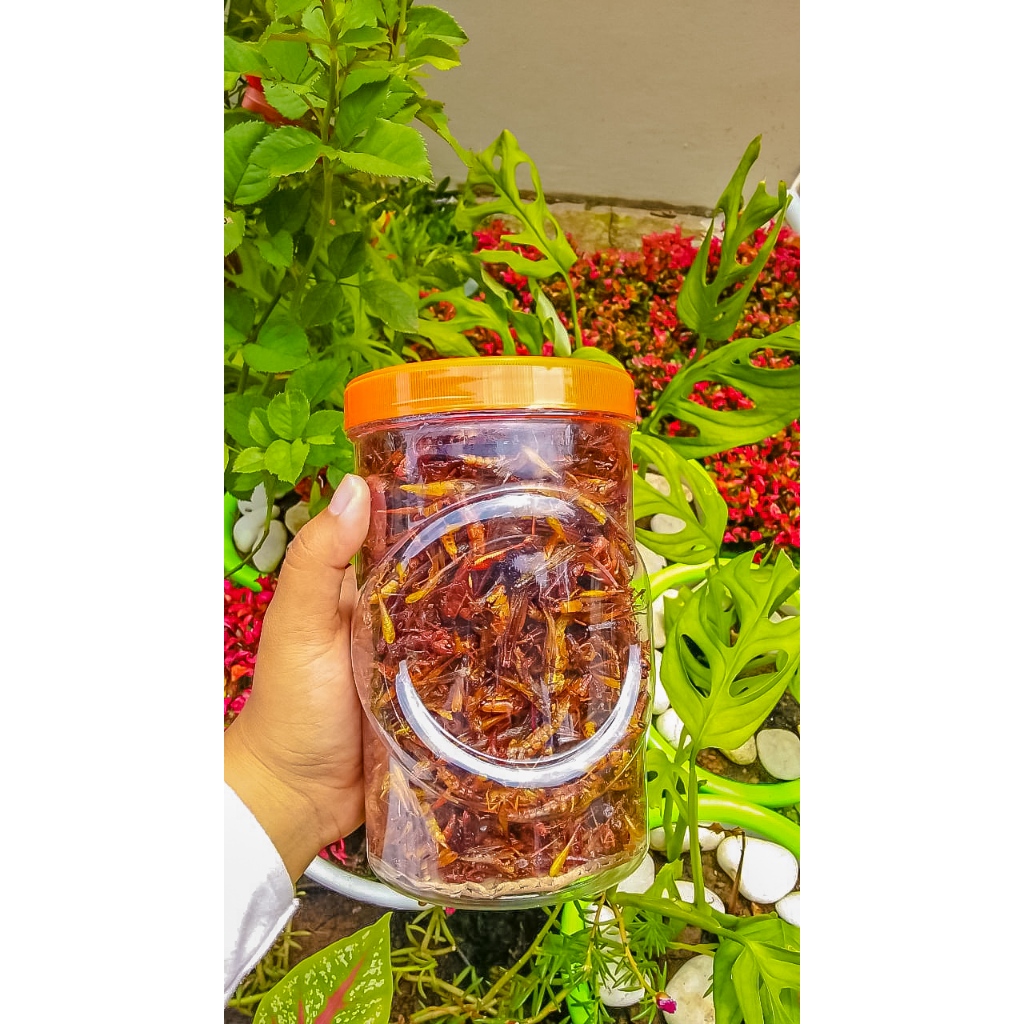 Belalang Goreng 200 gram – Gurih, Pedas Asin, Pedas Manis, Super Pedas
