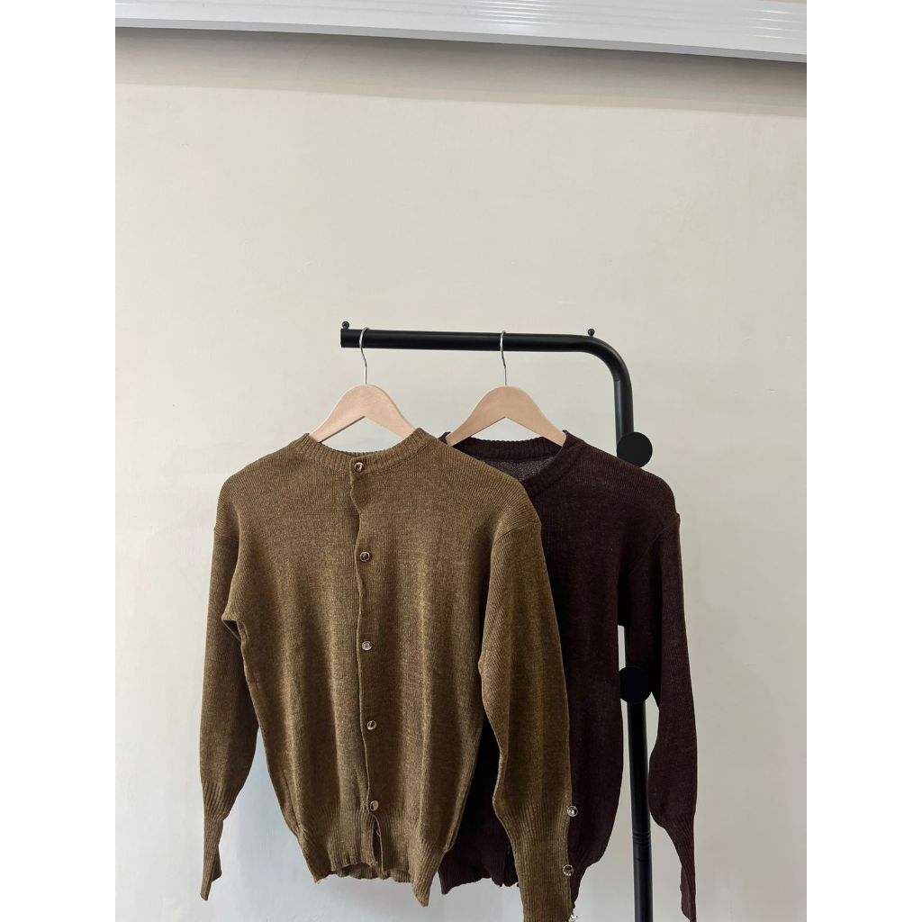 ARA CARDIGAN KNIT PREMIUM I ATASAN WANITA KNIT I BAHAN KNIT  PREMIUM