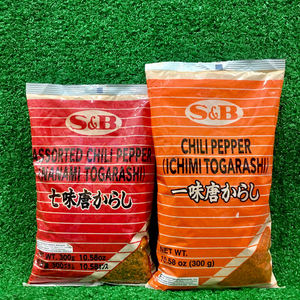 

S&B Chili Pepper / Assorted Nanami / Ichimi Togarashi 300gr Impor Japan