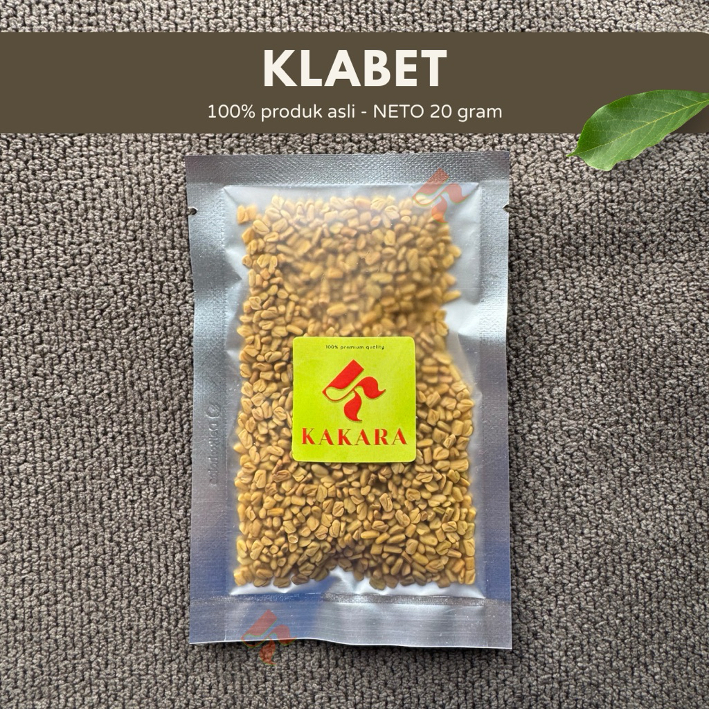 

KAKARA - Klabet / Fenugreek 20 gram bumbu dapur bumbu masak kemasan kecil