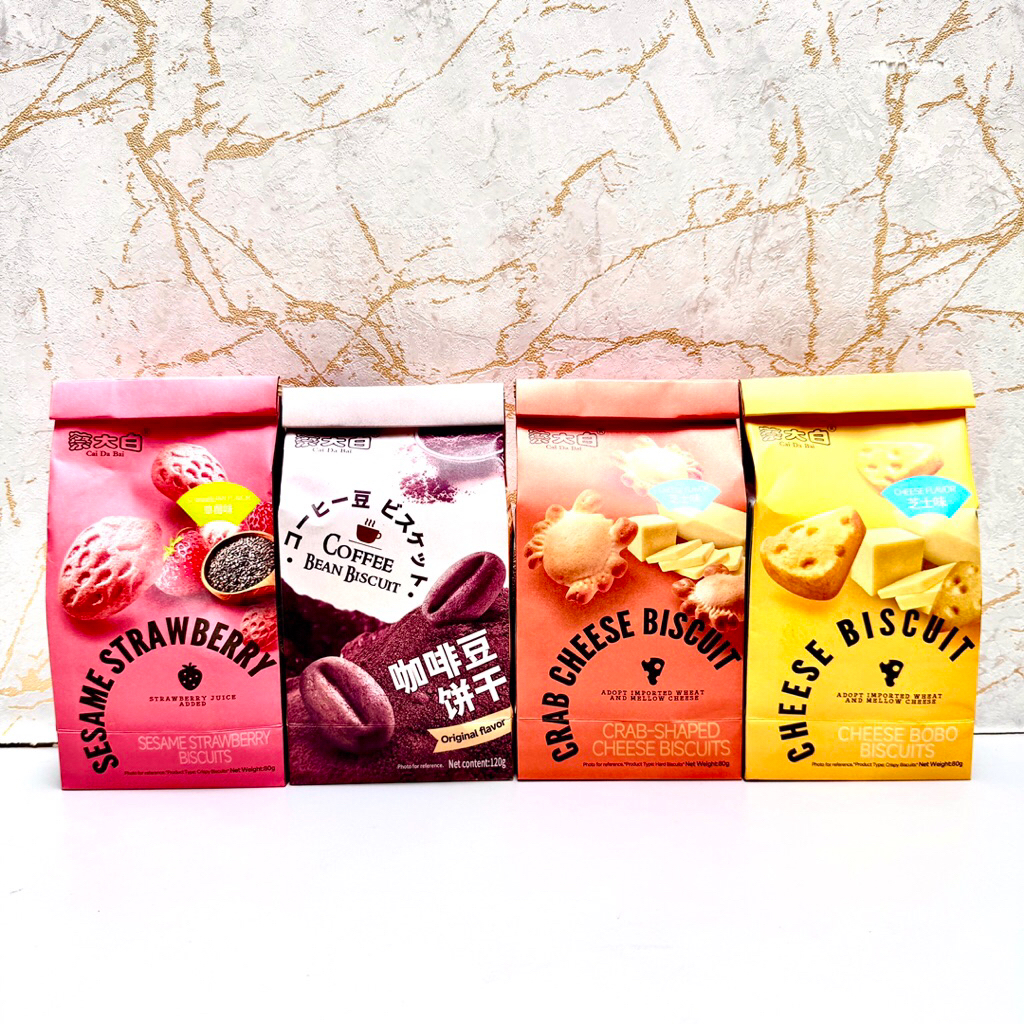 

Cai Dabai Biscuit Cheese Crab Coffee Strawberry Sesame Biskuit