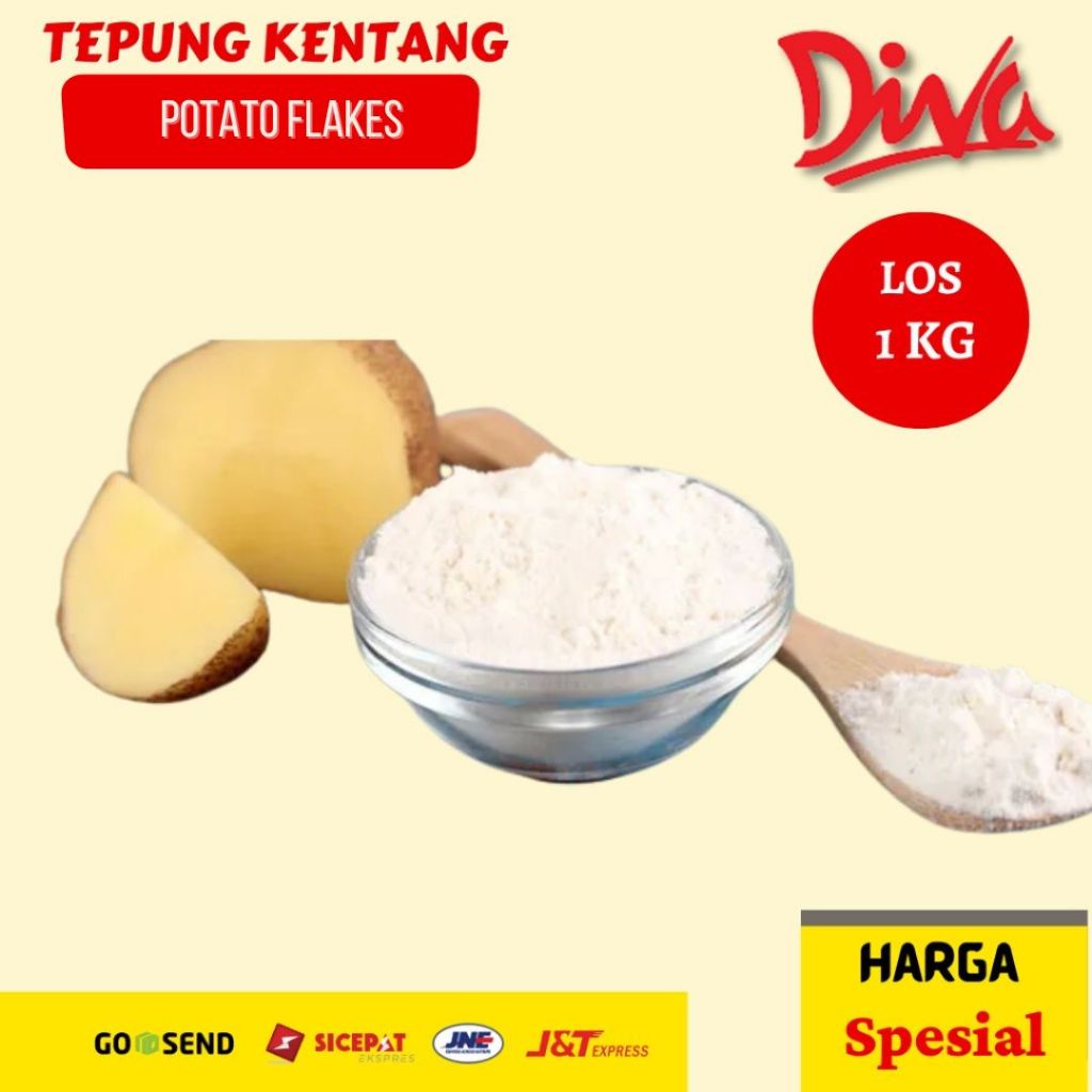 

Tepung Kentang / Potato Flakes Repak 1 kg