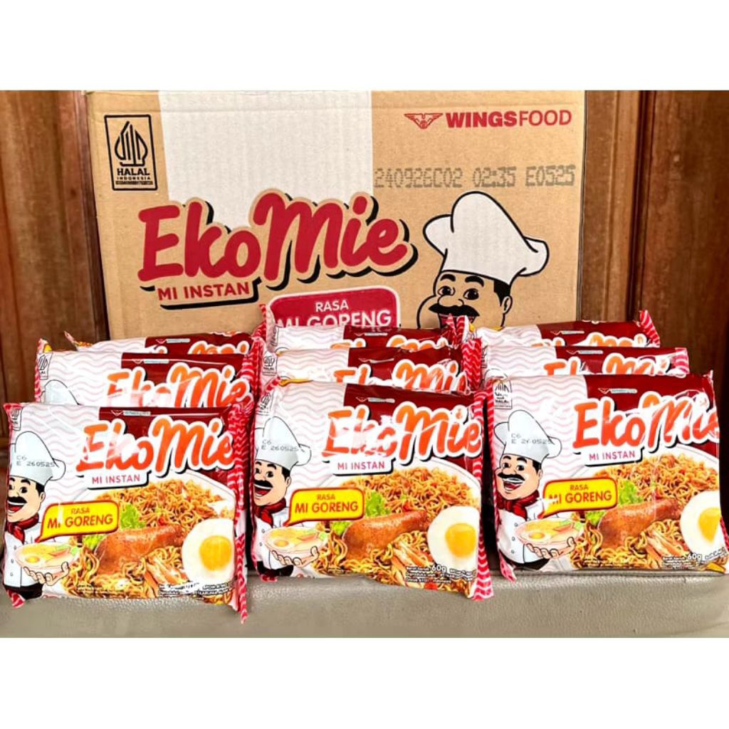 

(1 DUS 1 RESI ISI 40 BUNGKUS) EKO MIE GORENG