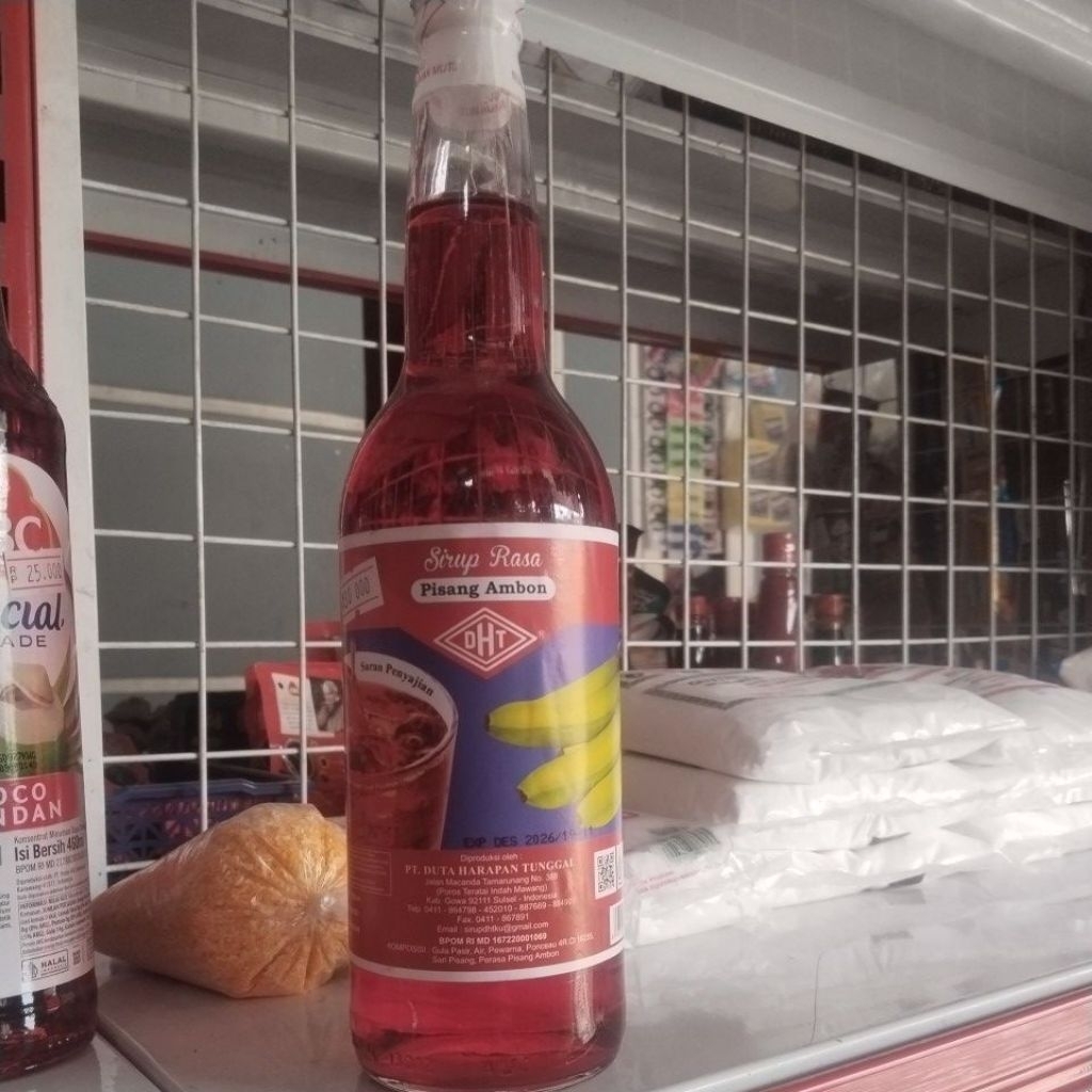 

DHT sirup rasa pisang ambon