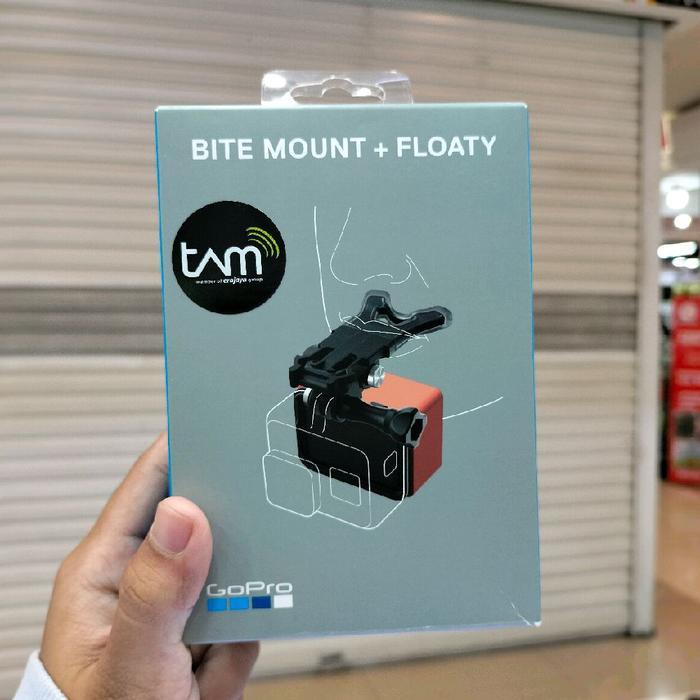 GOPRO BITE MOUNT + FLOATY GO PRO BITE MOUNT + FLOATY SECOND BEKAS ORIGINAL