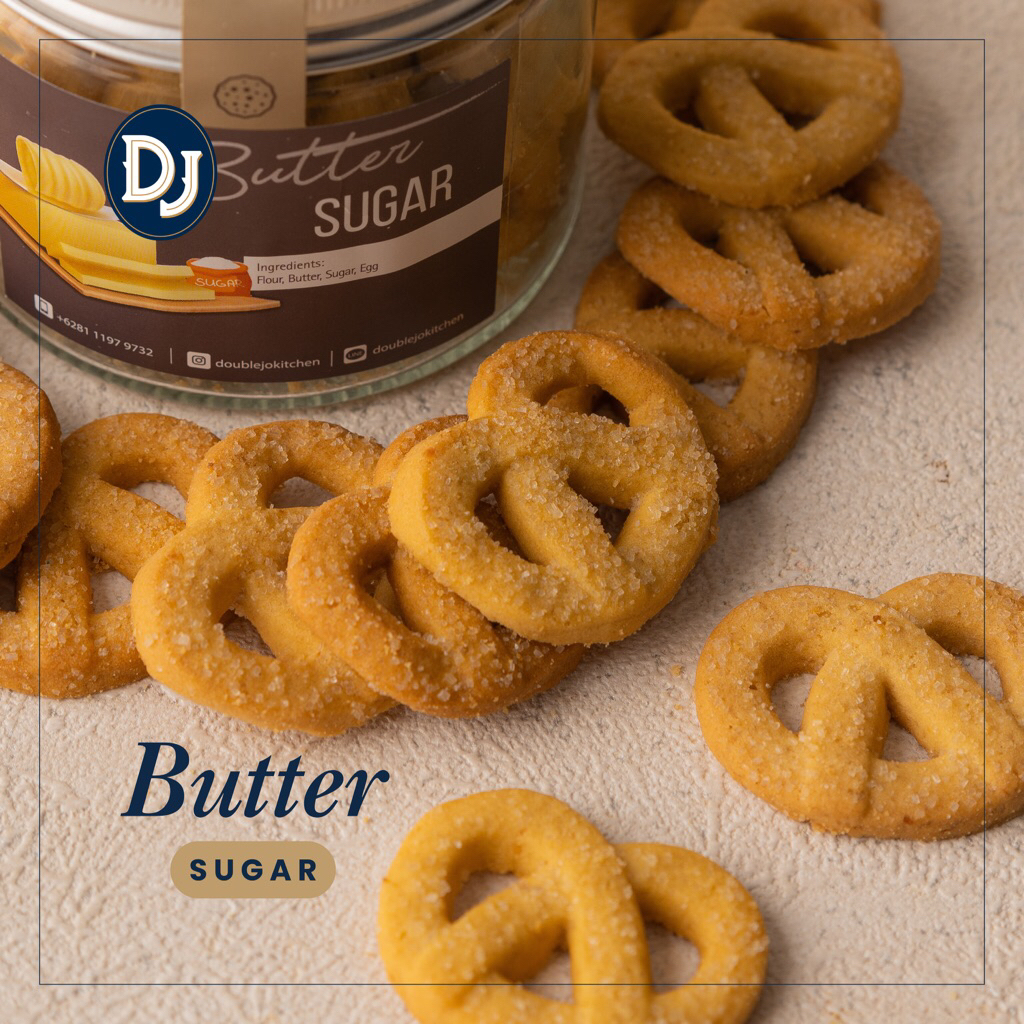

Butter Sugar Cookies (Besar 700ml)/Kue Kering Klasik Butter Sugar