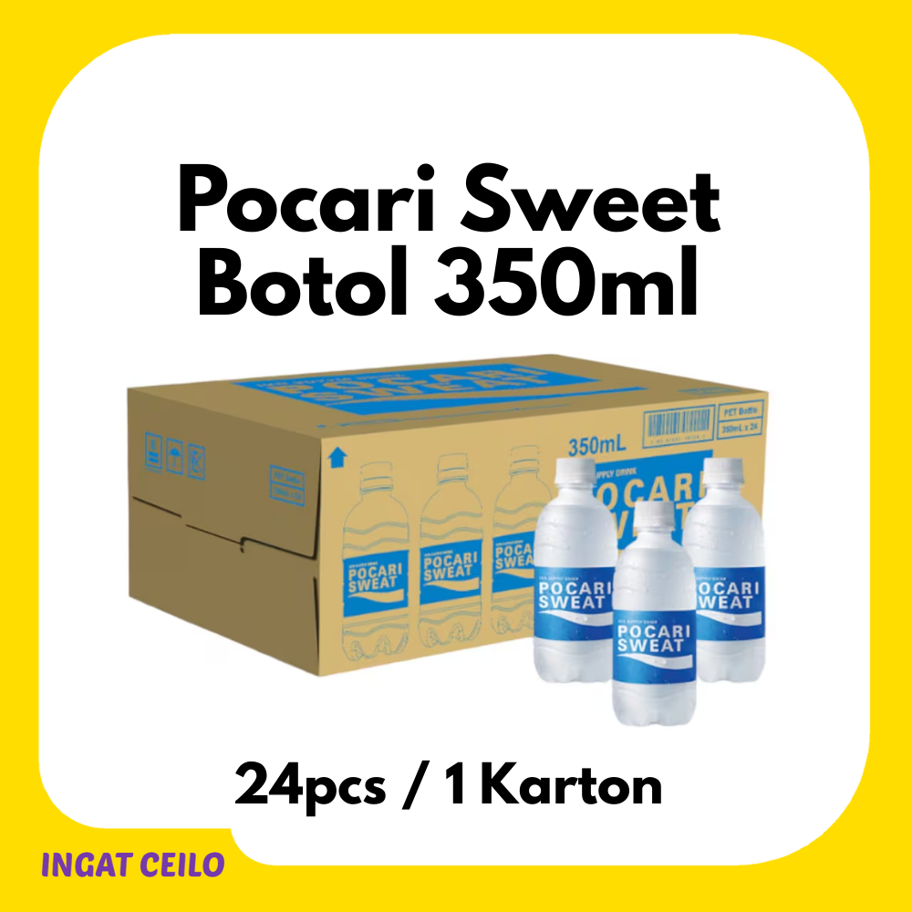 

1 KARTON POCARI SWEAT BOTOL 350ml | POCARI SWEAT 1 DOS MURAH