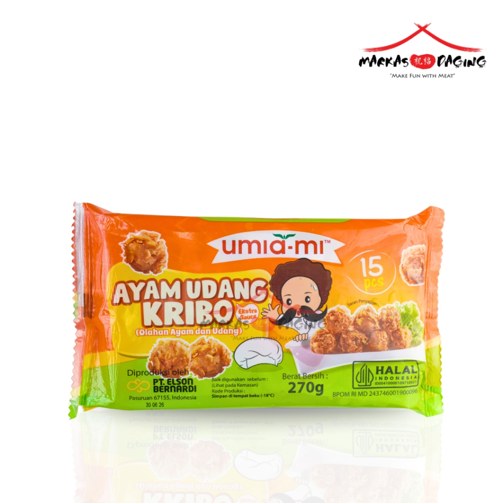 

Umiami Ayam Udang Kribo 270gr isi 15 - Markasdaging