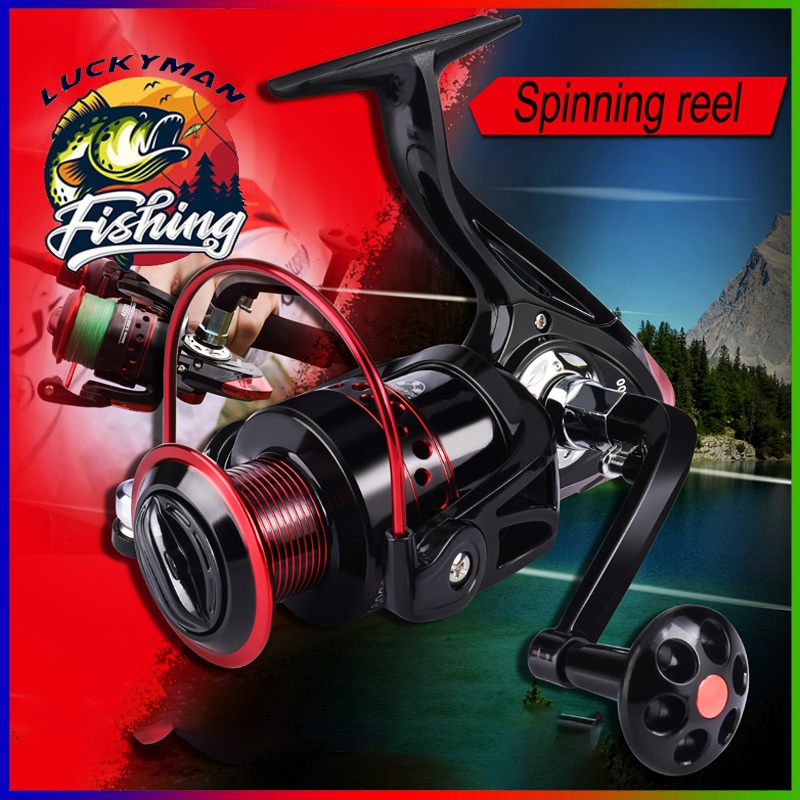 TERLARIS LUCKY MAN Spinning Reel Fishing reel pancing full besi 1000-5000 katrol pancing full besi