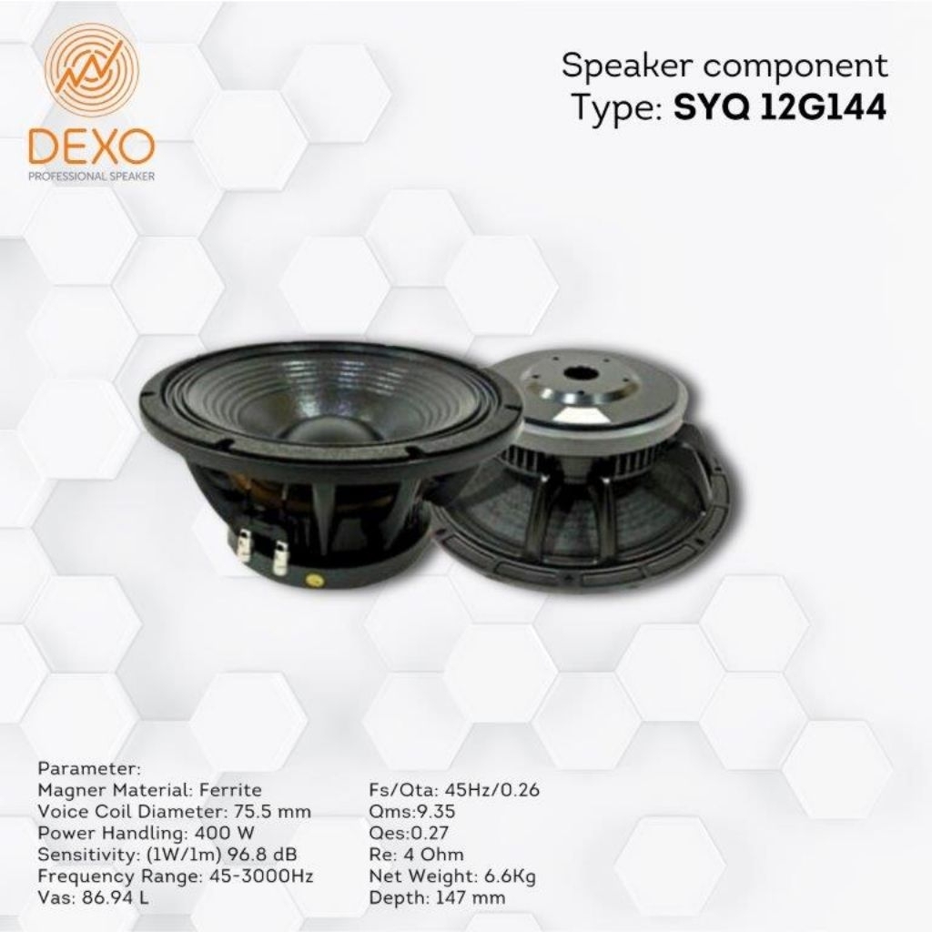 SPEAKER DEXO SYQ 12G144