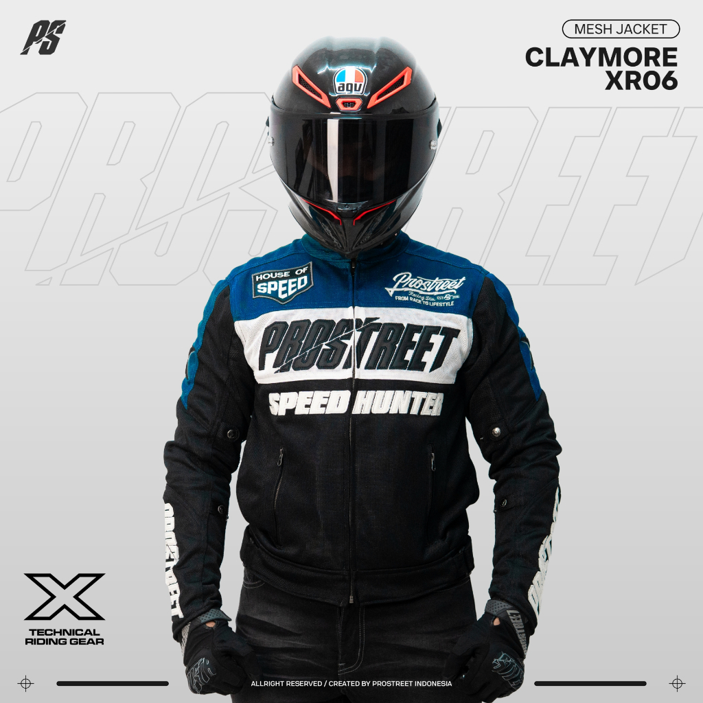 Jaket Motor Mesh Prostreet Claymore XR06