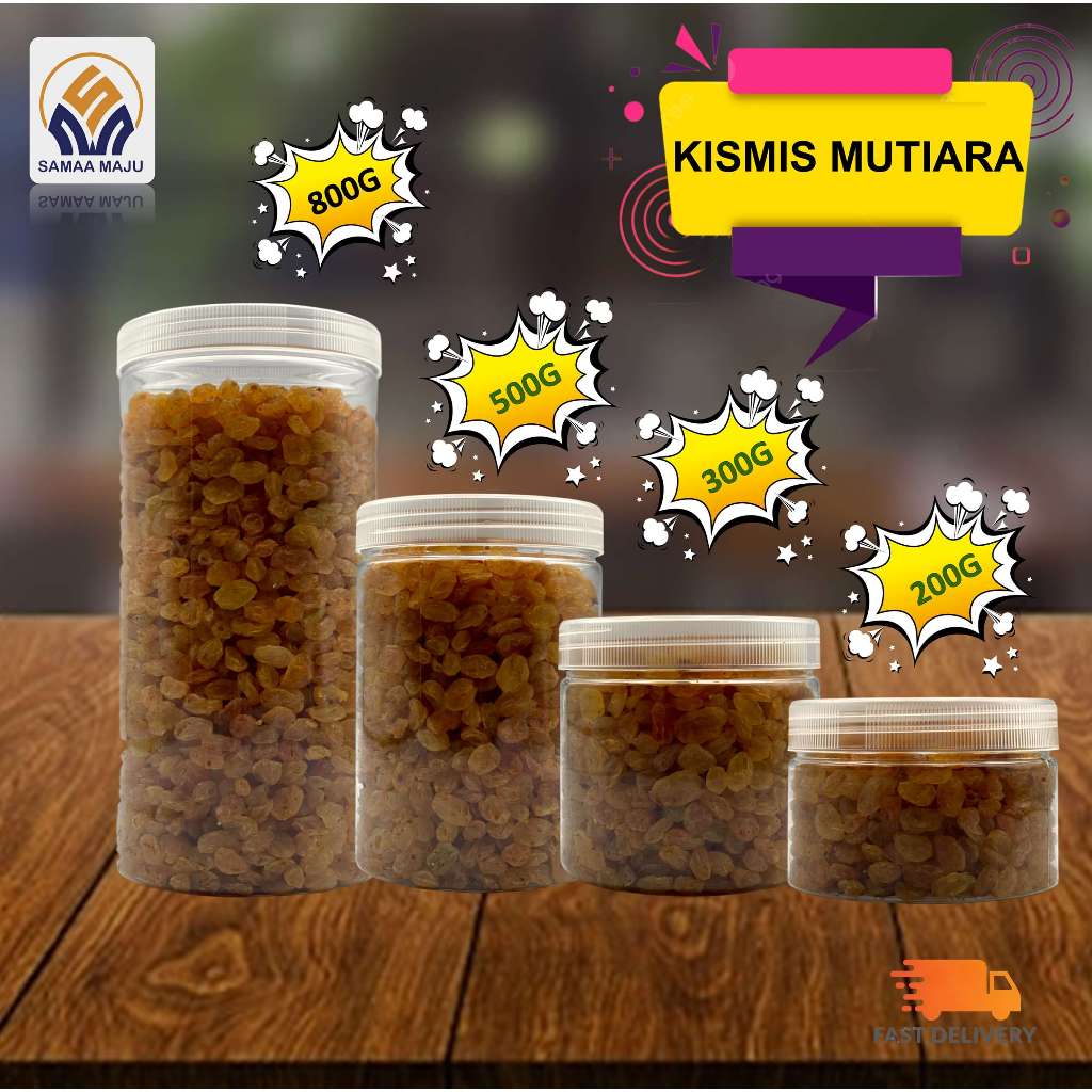 

Kismis Anggur Golden Raisin / Kismis Asam Manis Raisin Star untuk Berat yang tersedia 800GR/500GR/300GR/200GR Dikemas dalam kotak yang bagus