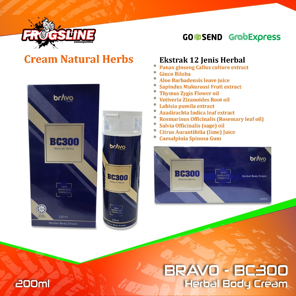 Bravo BC300 natural herbs - Bravo B300 Herbal Cream Lotion