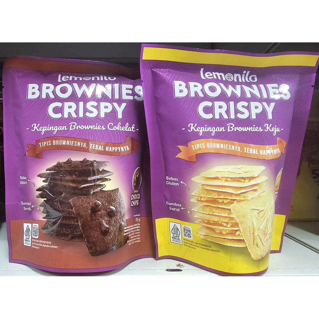 

Lemonilo Brownies Crispy 35gr Pouch - Bebas Gluten