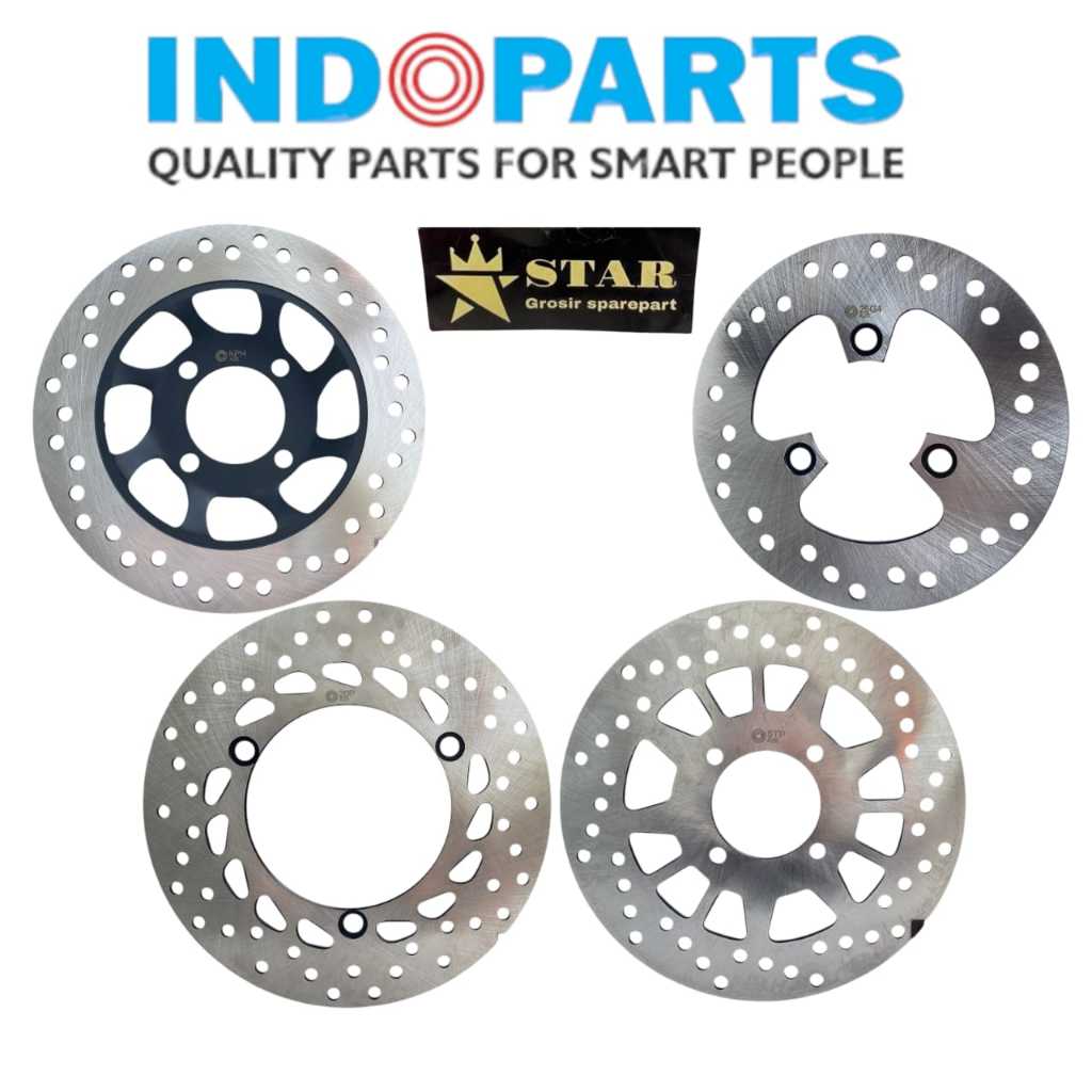 Piringan Cakram Depan Belakang Motor Mio, Beat, Vario, NMAX, Aerox, Lexi Kode 5TL 54P KVY K59 2DP
