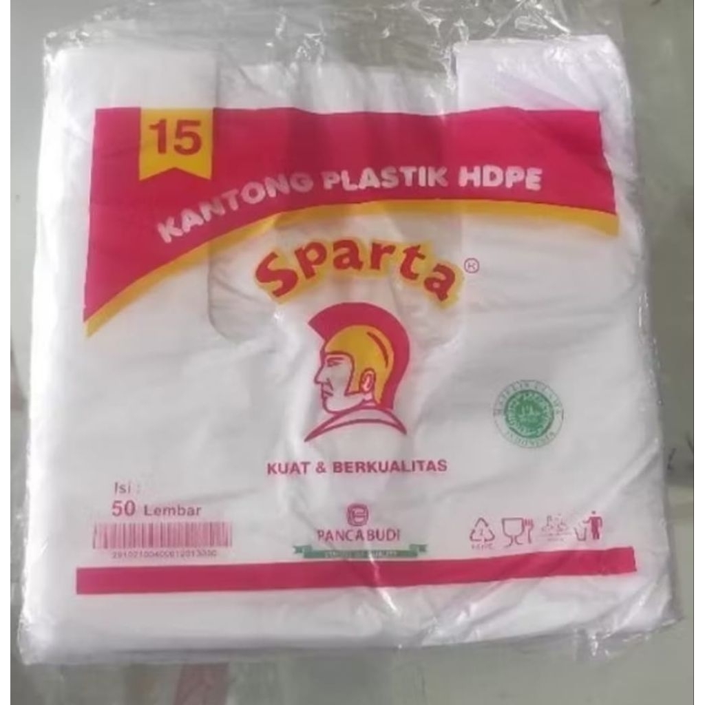 Kantong plastik kresek Kecil Bening Sparta