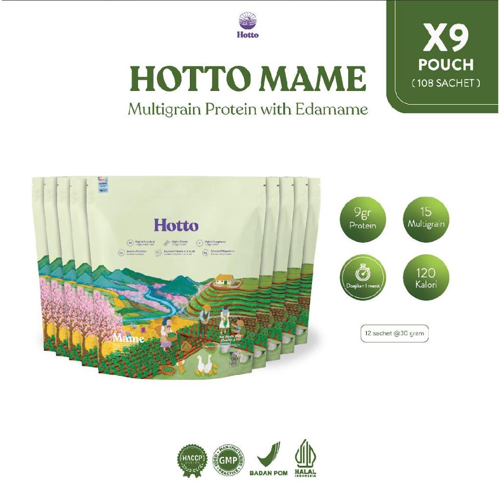 

Hotto Mame Protein Multigrain Edamame - 9 Pouch