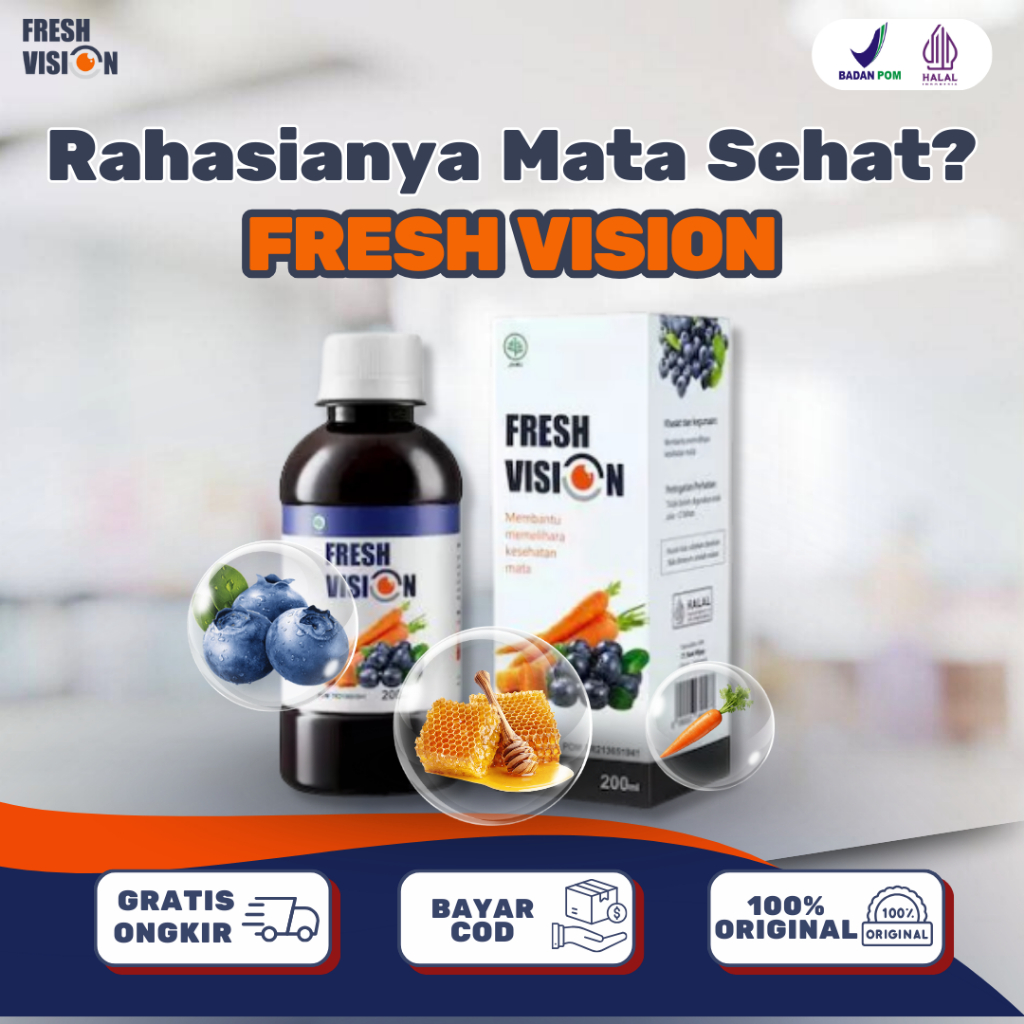 Fresh Vision Atasi Mata Minus, Plus, Katarak, Glaukoma, & Mata Buram