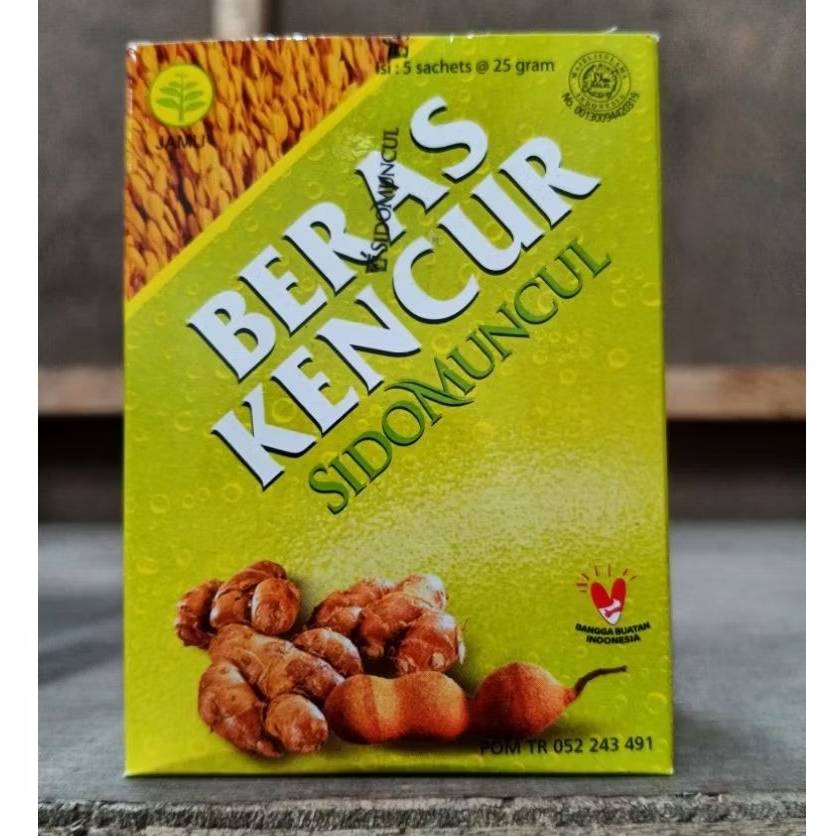

Sido muncul Beras kencur 1 Box isi 5 Sachet - Minuman