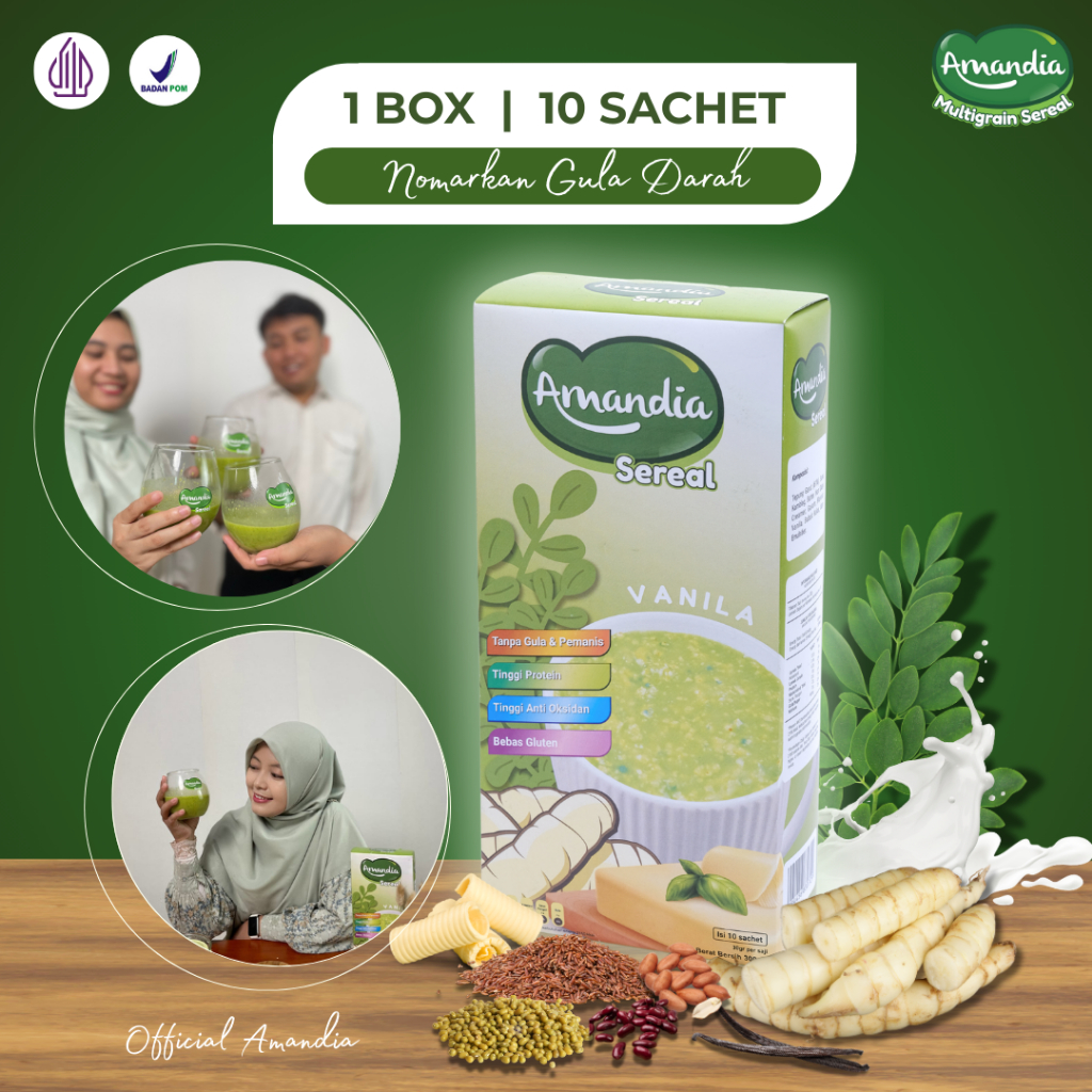 

Sereal Amandia Sereal Multigrain Berbahan Alami Bantu Turunkan Gula Darah Tinggi