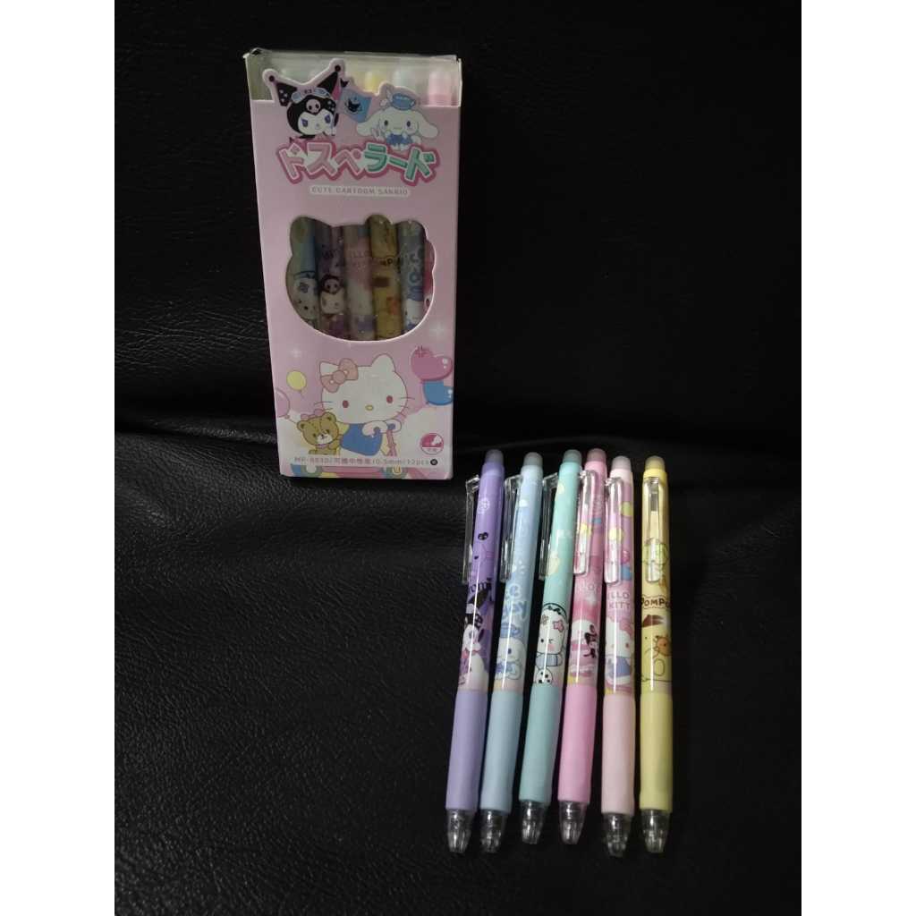 

Erasable Gel Pen / Pulpen Hapus Gel Mekanik Karakter Sanrio / Cetek" 0.5mm Per Satuan