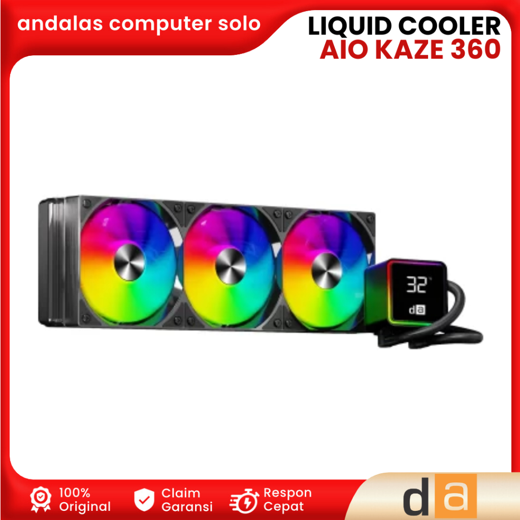 LIQUID COOLER CPU DIGITAL ALLIANCE AIO KAZE 360 ARGB DIGITAL 360mm AIO LIQUID CPU COOLER GAMING