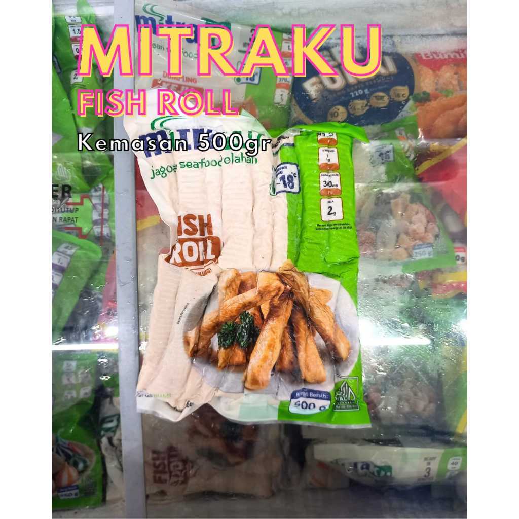 

Frozenfood MITRAKU Fish Roll 500gr