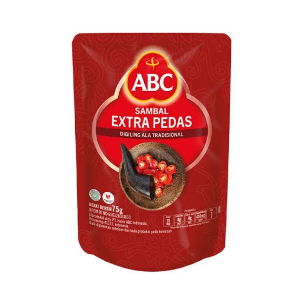 

saos pedas abc kemasan sedang isi 5 pcs