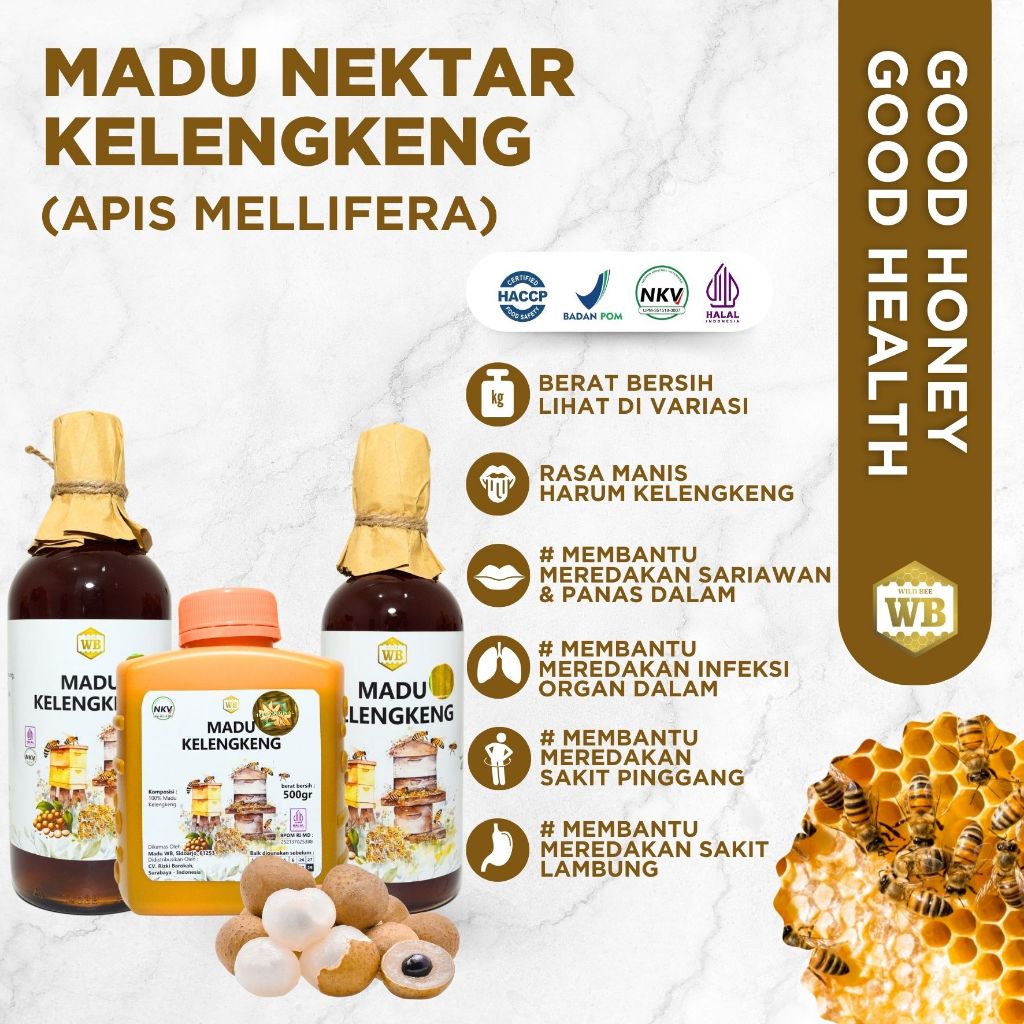 

Madu Asli Budidaya Kelengkeng/Lebah Apis Mellifera