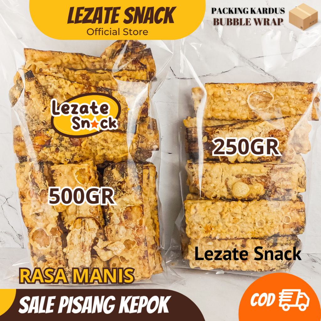 

Sale Pisang Kering 500gr Murah Enak Kiloan Renyah / Pisang Sale Crispy