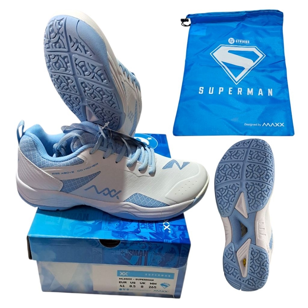 sepatu maxx super man badminton shoes original