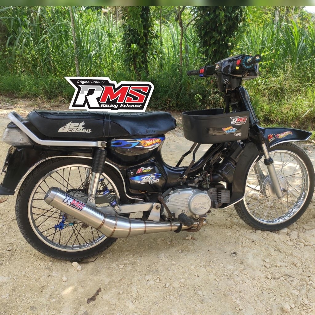 knalpot motor 2 tak rc100 Thailand