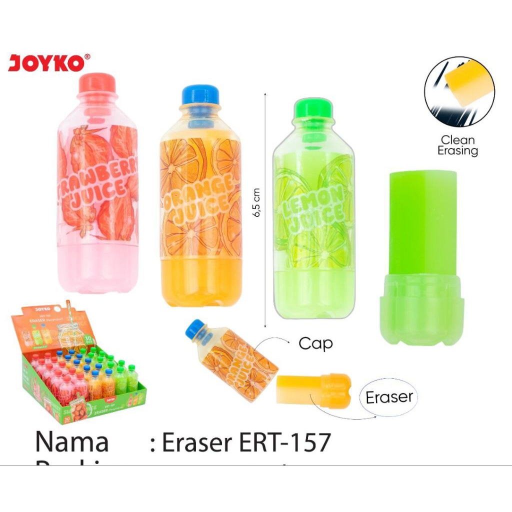 

Penghapus pensil Joyko Sweet Juice ERP-157 (1Pcs)