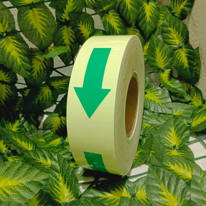 

Sticker Glow In The Dark (Glow Tape) Stiker Fosfor Glow In The Dark Panah 5cm x 5mtr