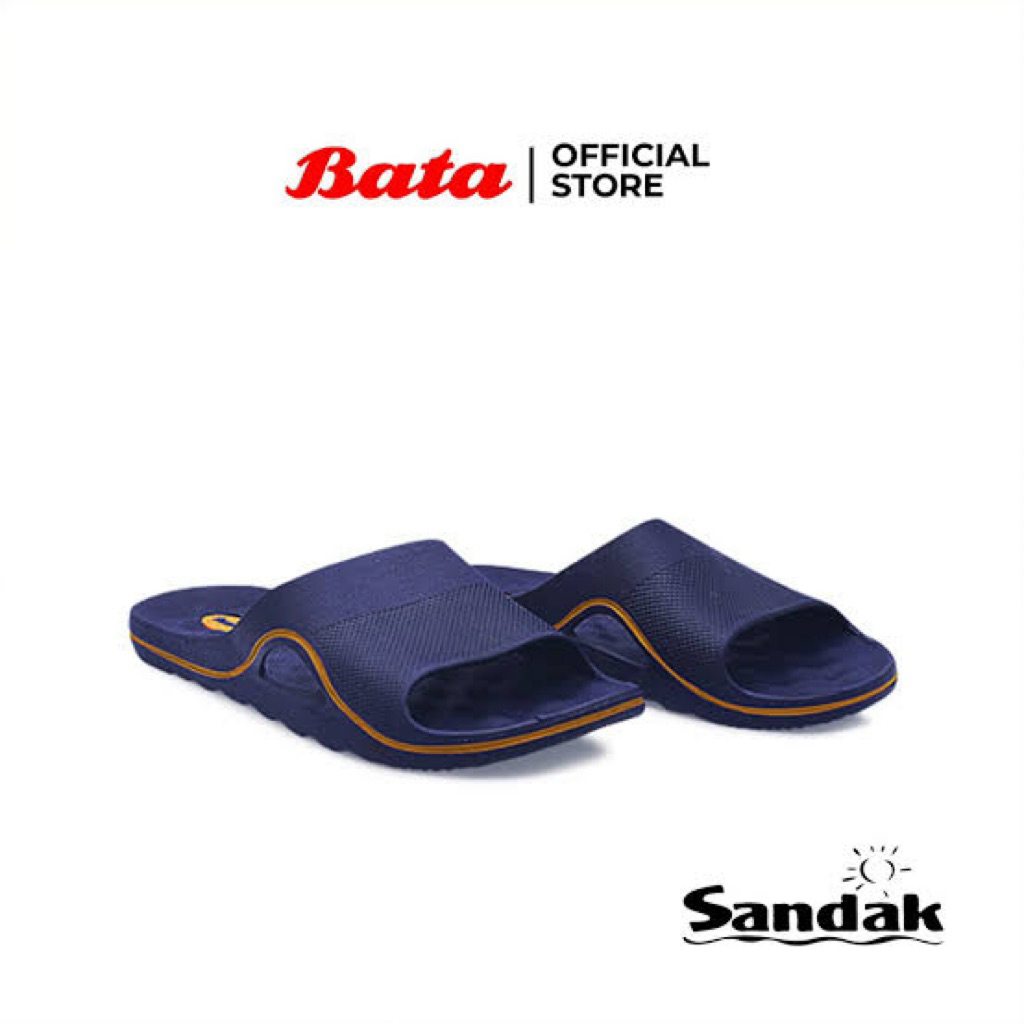 SANDAK BATA SANDAK SANDAL KARET PRIA SANDAK Sendal Pria Oracle Navy - 8729004