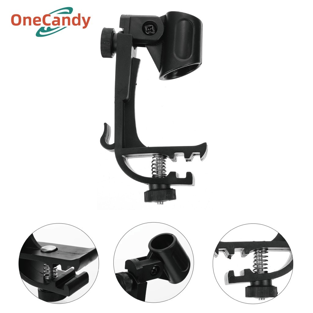 Adjustable Stand Mic Jepit Stand Kendang Stand Mic Drum Stand Holder Microphone Jepit Mic Drum