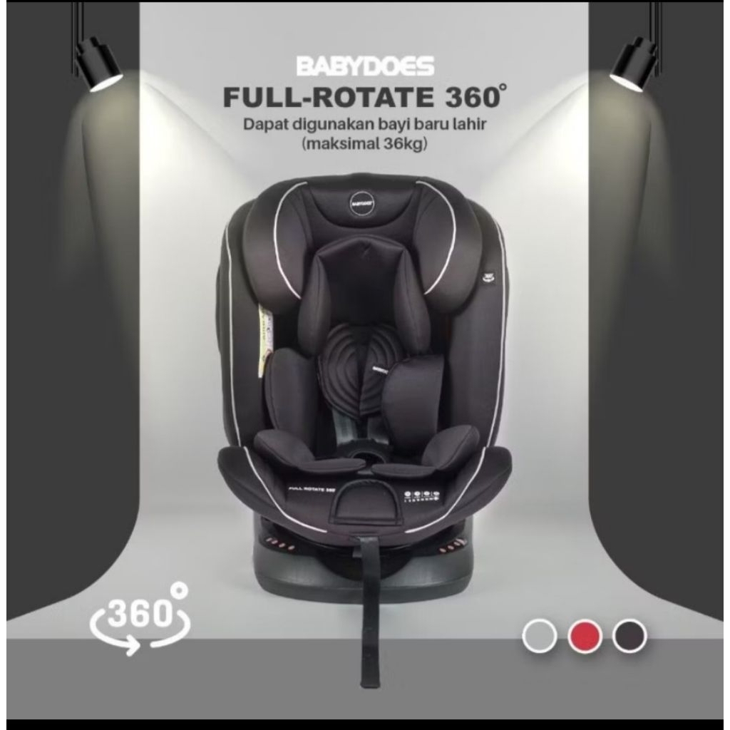 Preloved Car Seat Babydoes Full Rotate 360