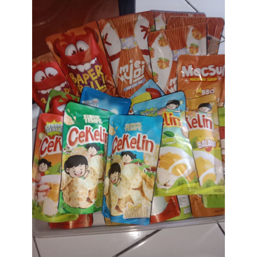 

Kripik Tempe.... 40gr, dari CEKELIN