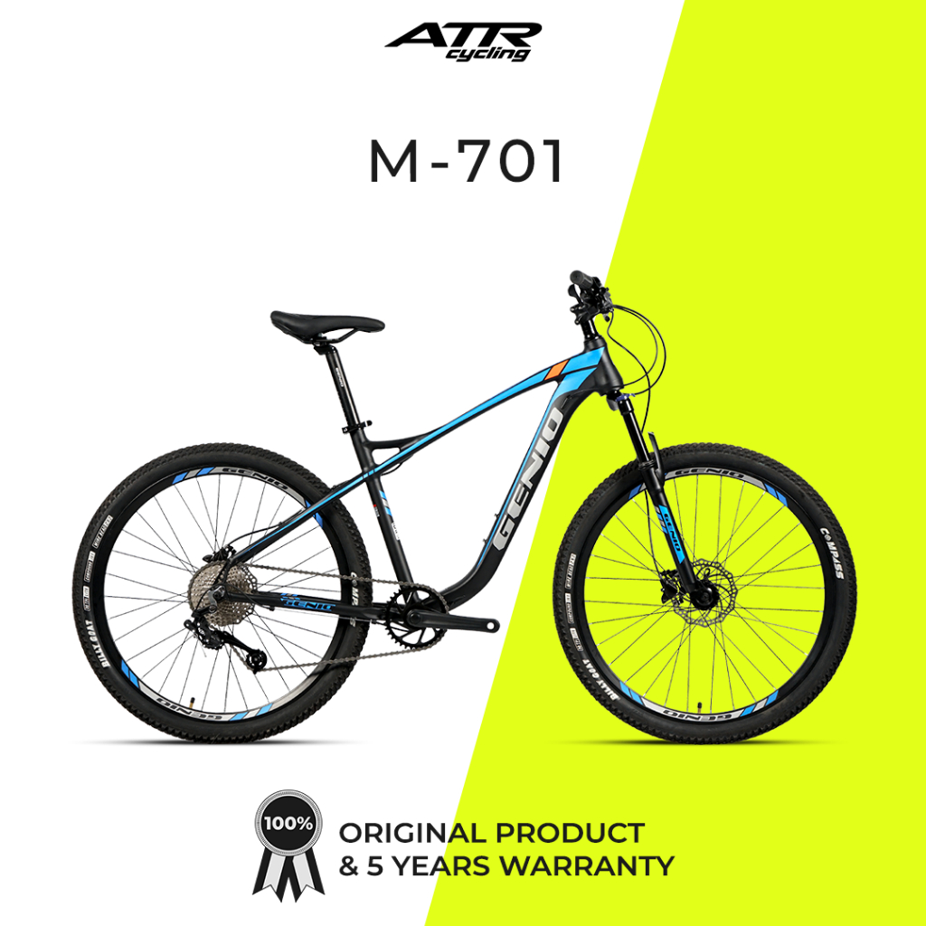 Sepeda Gunung MTB AL27,5-10SP GENIO M-701 (20) BK-BL
