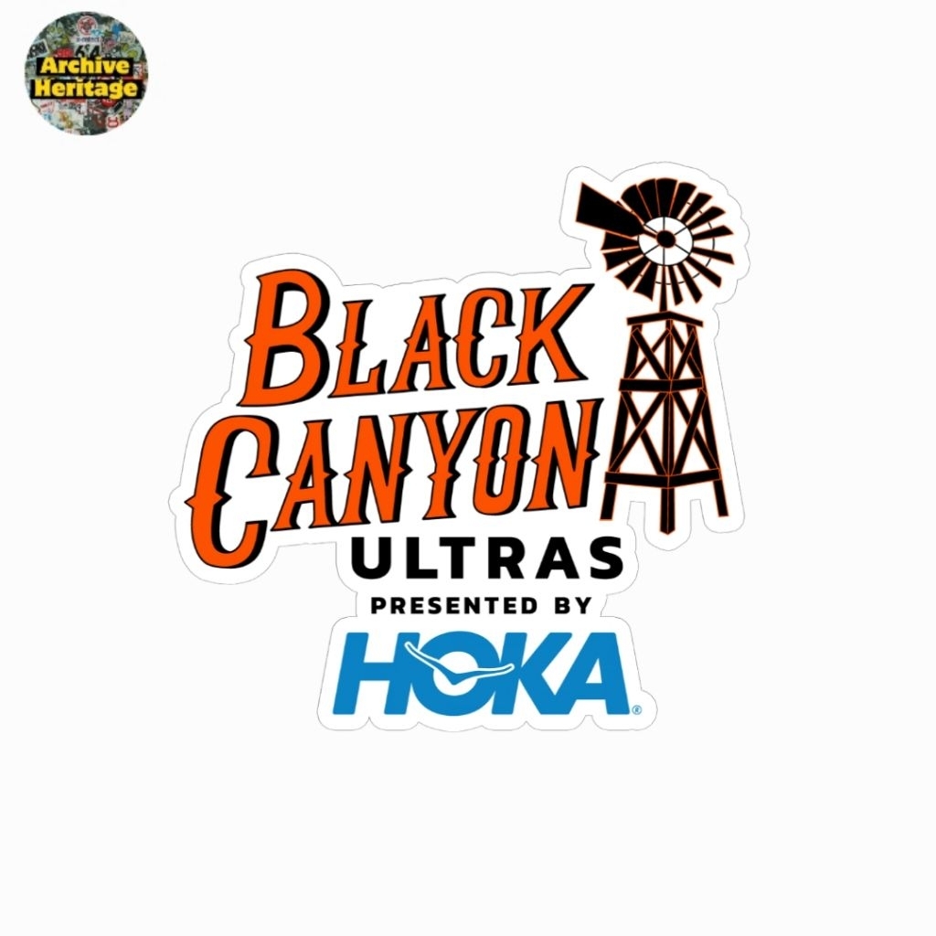

sticker Black Canyon Ultras by H0ka trail running marathon stiker