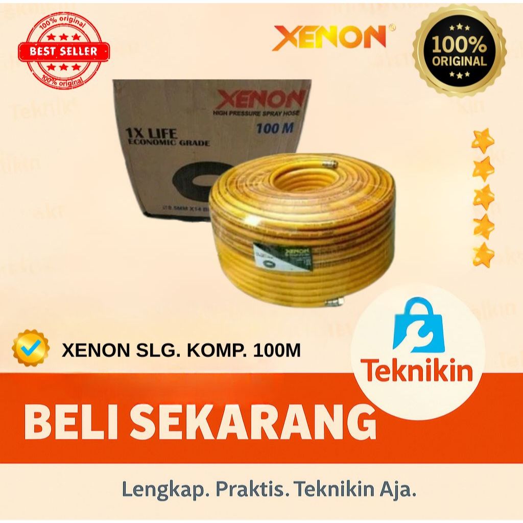 XENON SELANG ANGIN KOMPRESOR 100M - XENON 100 M - AIR HOSE 100 METER