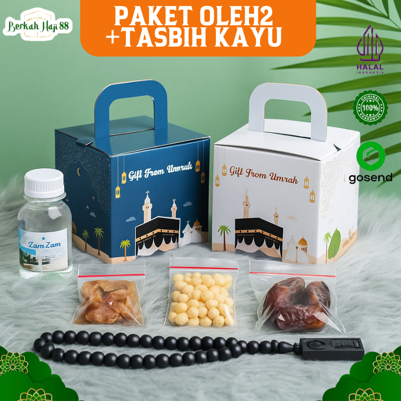 

Paket Oleh Oleh Haji Dan Umroh Gift Hampers Souvenir Premium Arab Tasbih Kayu