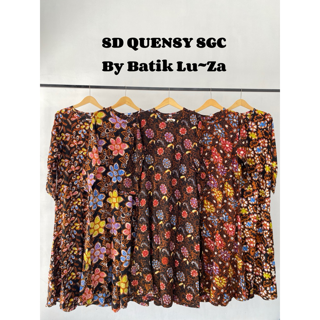 Daster Luza Tangan Panjang | SD QUENSY  By Batik Lu-za Pekalongan