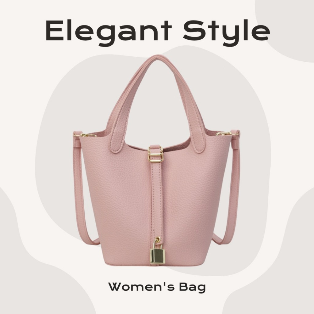 Fulsun Cowhide Leather Picotin Bag